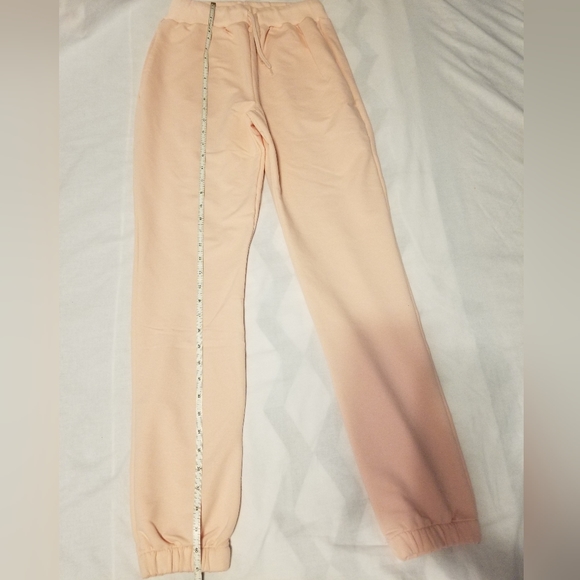 NWT Nasty Gal Collection Cream Crooped Sweateshirt and Joggers Set Size M - Picture 6 of 16